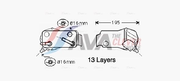 17217551647AQ BW3350 自动变速箱机油冷却器