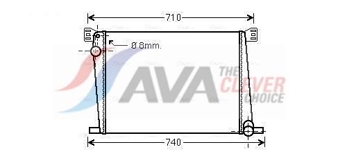 17118675266AQ BWA2356 水箱散热器