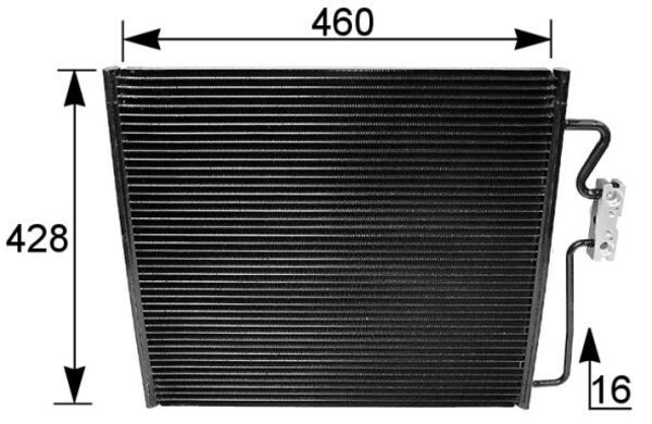 64538373924MO AC 154 001S 空调冷凝器