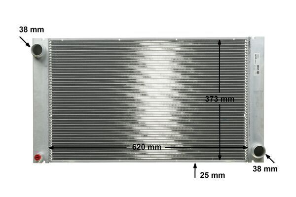 17117787440MO CR 578 000P 水箱散热器